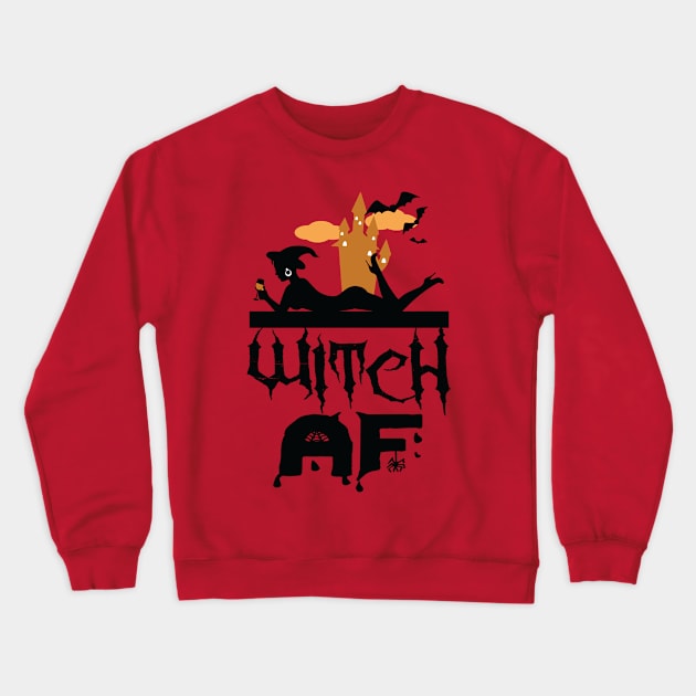 Hot Attractive Witch Crewneck Sweatshirt by Imutobi